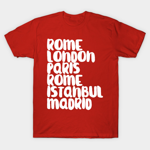 Liverpool European Cup Destinations